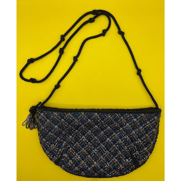 Vintage Walborg Beaded Bag With Beaded Tassel Pre-owned - Picture 2 of 7